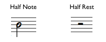 half note/rest