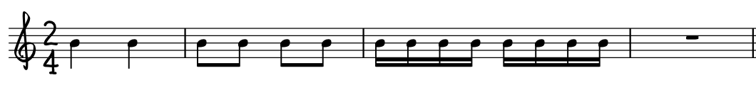 time signatures examples